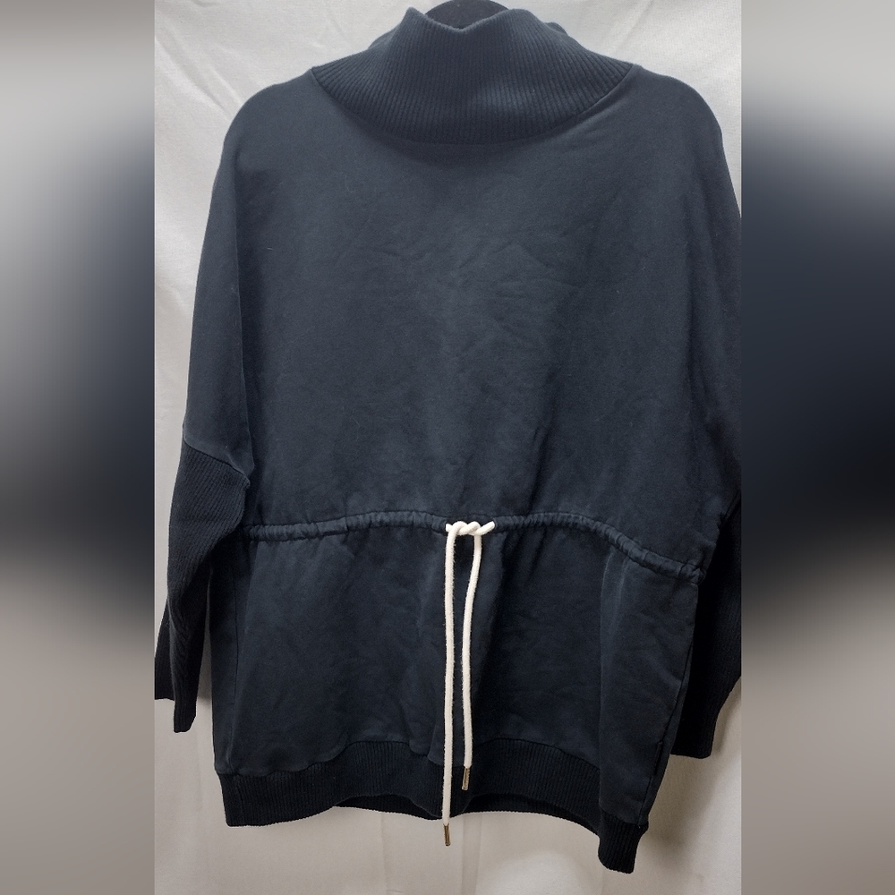 Varley Black Cowl Neck Sweater